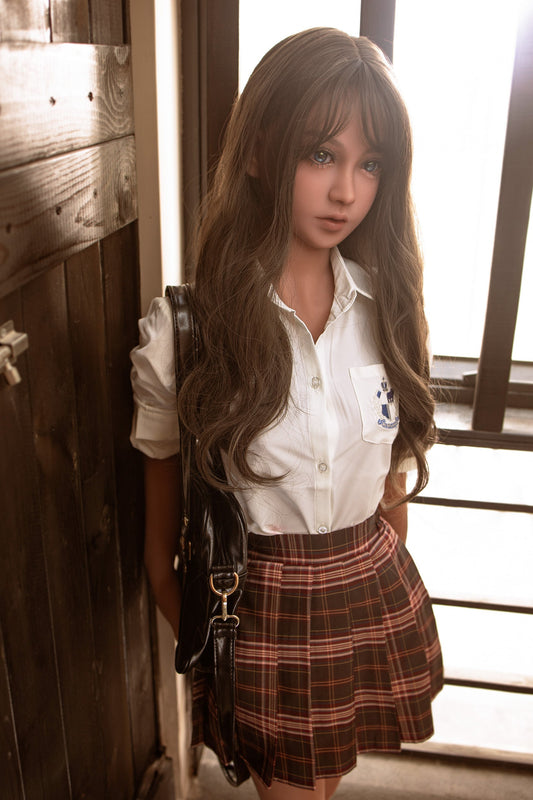 Aibei Doll | 150cm / 4ft11 Vitality Sex Doll With Blonde Curly Hair - Nita (In Stock US)