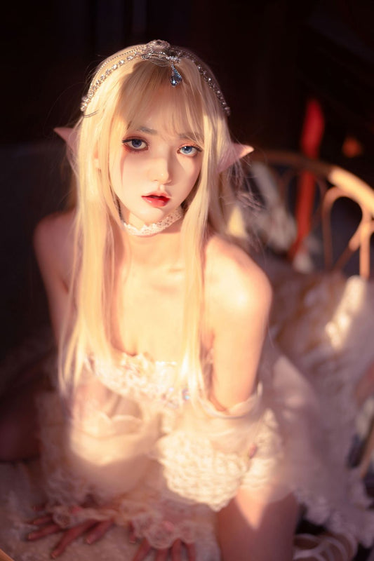 Advanced SY Doll | 150cm/4ft9 Elf Ears Movable Jaws Silicone Sex Doll - Monica（In Stock US)