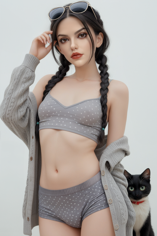 Rosretty Doll | 159cm/5ft2 Small Breasts Captivating Elegant Slim Realistic TPE Sex Doll - Zendaya