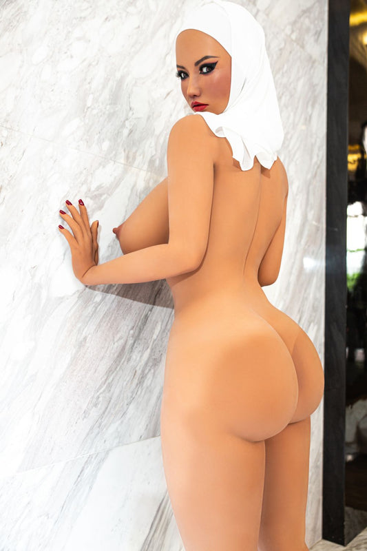 Climax Doll | 160cm/5ft3 Big Breasts Middle Eastern Movable Jaw Silicone Head Realistic Sex Doll - Fukada