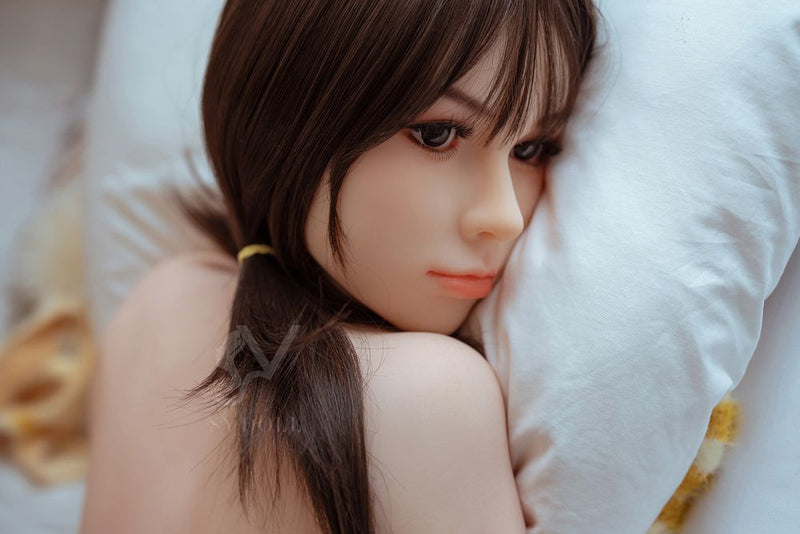 SY Doll | Asian 150cm/4ft11 Black Hair Lovely Small Breasts Lifelike TPE Sex Doll - Lily