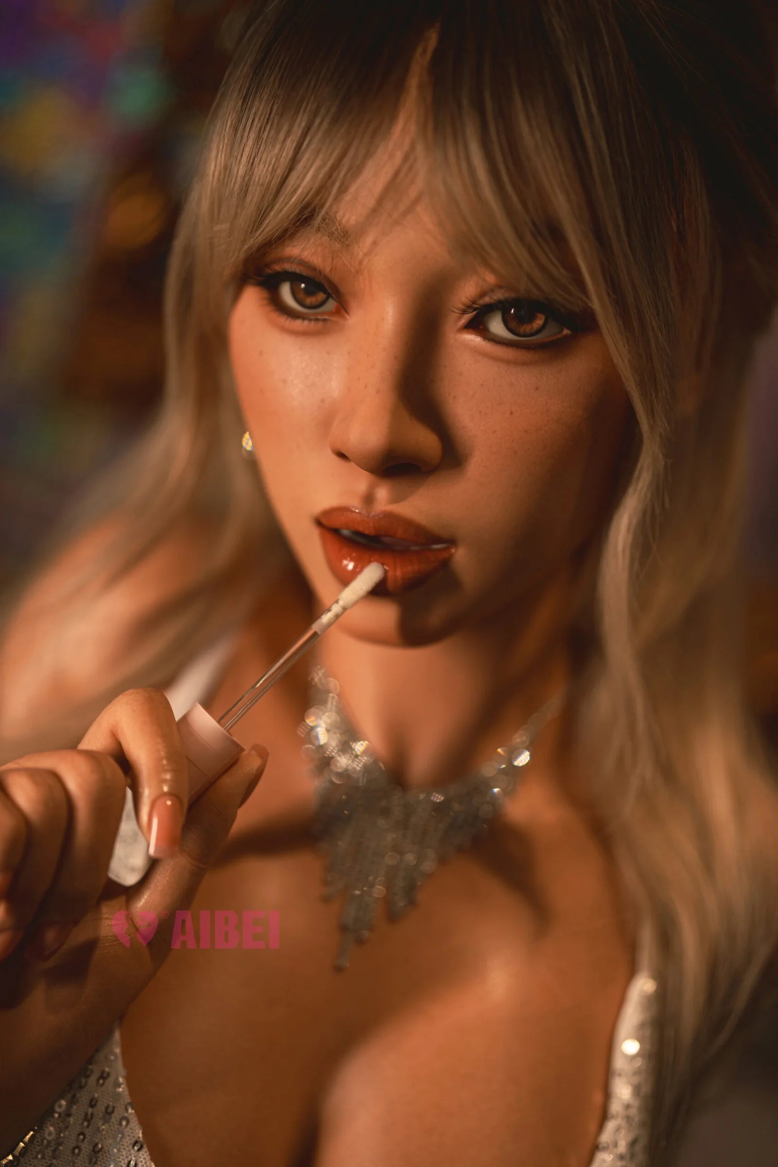 AiBei Doll | 150cm/4ft11 Blonde Wheat Silicone Sex Doll #AB25 Ros Head - Roxy (In Stock US)