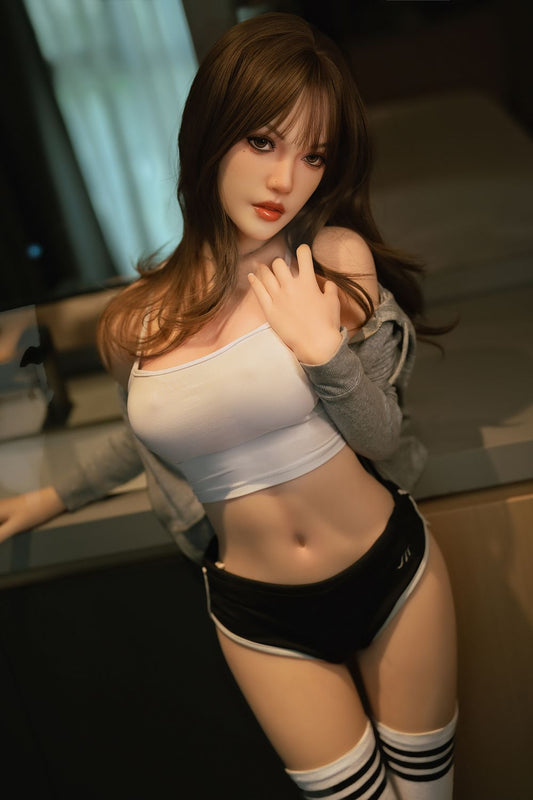 Rosretty Doll | 150cm/4ft11 Small Breasts Alluring Asian College Girl Realistic TPE Sex Doll - Erica