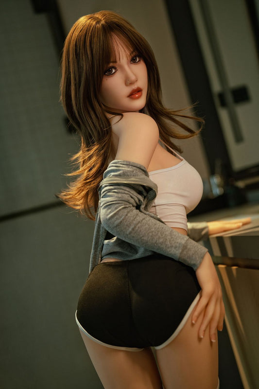 Rosretty Doll | 150cm/4ft11 Small Breasts Alluring Asian College Girl Realistic TPE Sex Doll - Erica