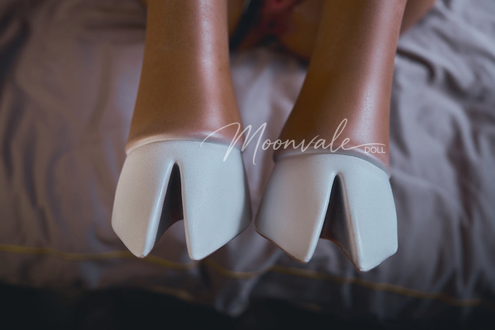 Moonvale Doll | 160cm (5.25’) - Full Silicone - Mysterious Seductive Wild Black Sheep Furry Realistic Big Breasts Doll - Aurelia