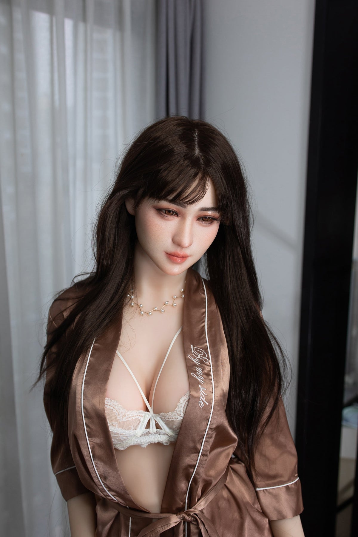AIBEI | 158cm/5ft2 E-cup Silicone Head Japanese Sex Doll - Olivia - Sweetie Love Doll