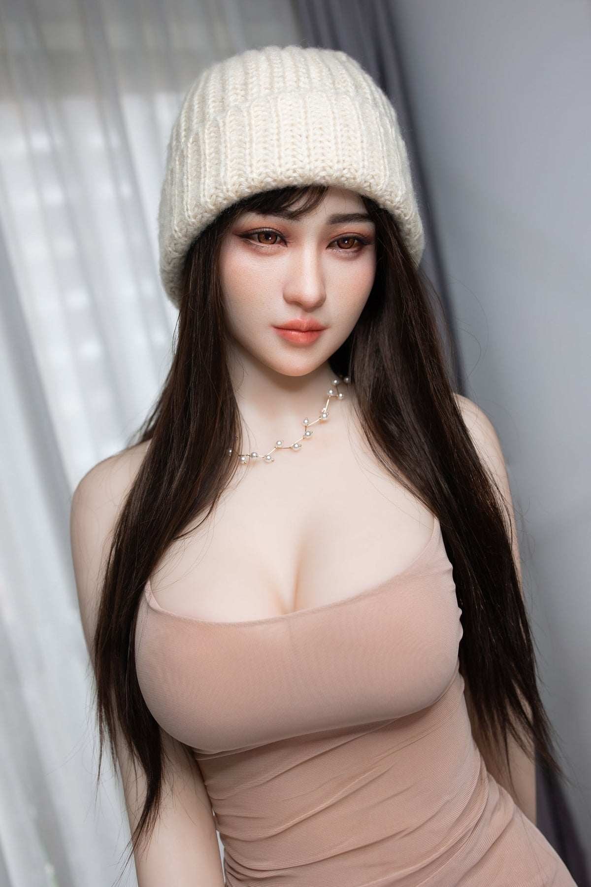 AIBEI | 158cm/5ft2 E-cup Silicone Head Japanese Sex Doll - Olivia - Sweetie Love Doll