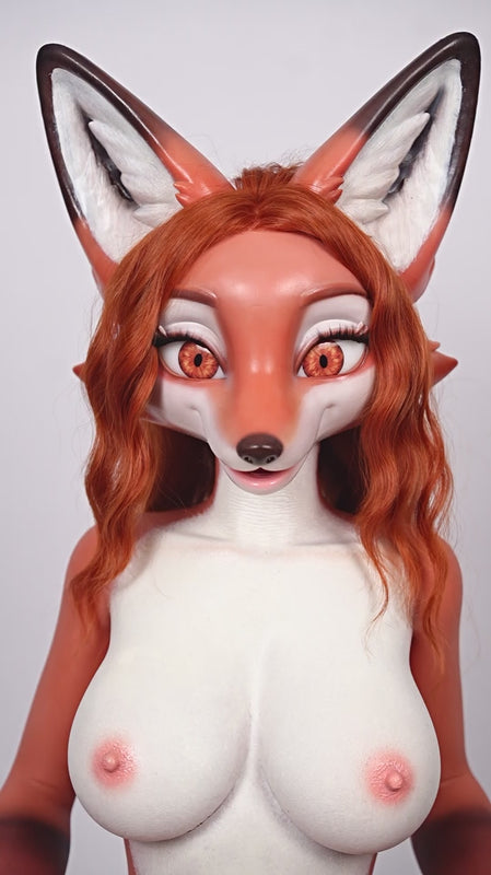 Moonvale Doll | 160cm/5ft3 Big Breasts Seductive Sporty Red Fox Soccer Vixen Furry Realistic Silicone Sex Doll - Sorelle
