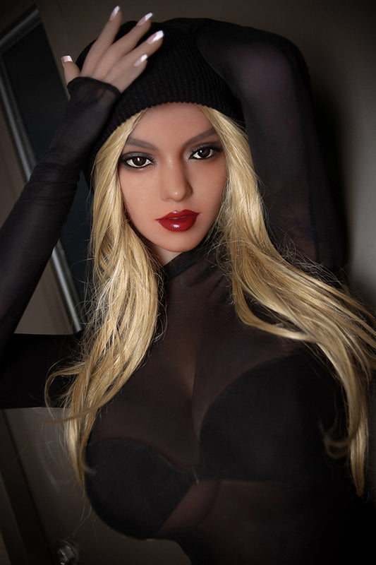 Aibei Doll | 165cm/5ft4 Light-brown Big Boobs Blonde Sex Doll - Annika