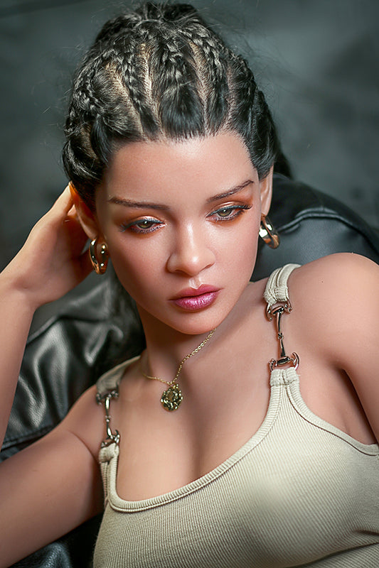 Rosretty Doll |  166cm/5ft5 Hot Ebony Skinny Sex Doll - Contee