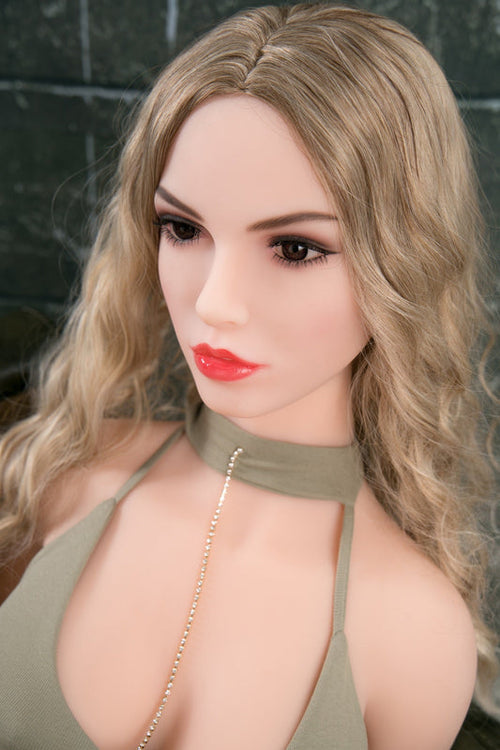 170cm/5ft7 Fantasy Realistic Sex Doll With Blonde Curly Hair - Michiko