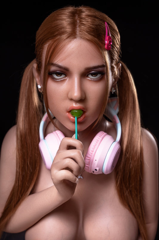 SY Doll |  Movable Jaw Mature Silicone Head Penelope M6#
