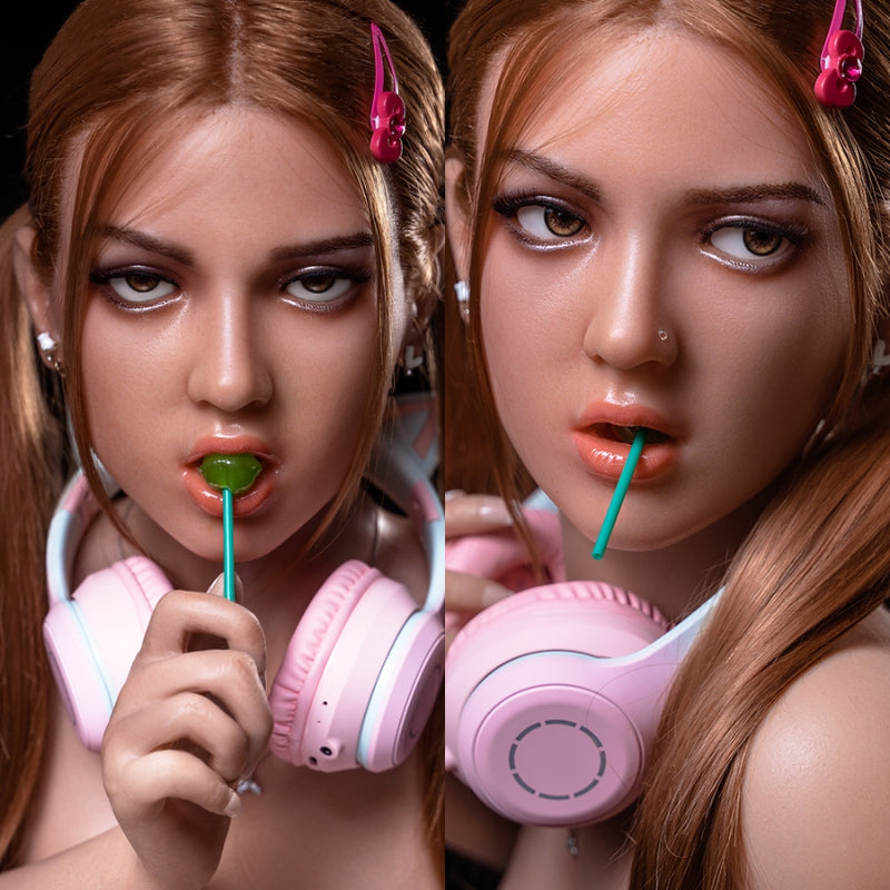SY Doll |  Movable Jaw Mature Silicone Head Penelope M6#