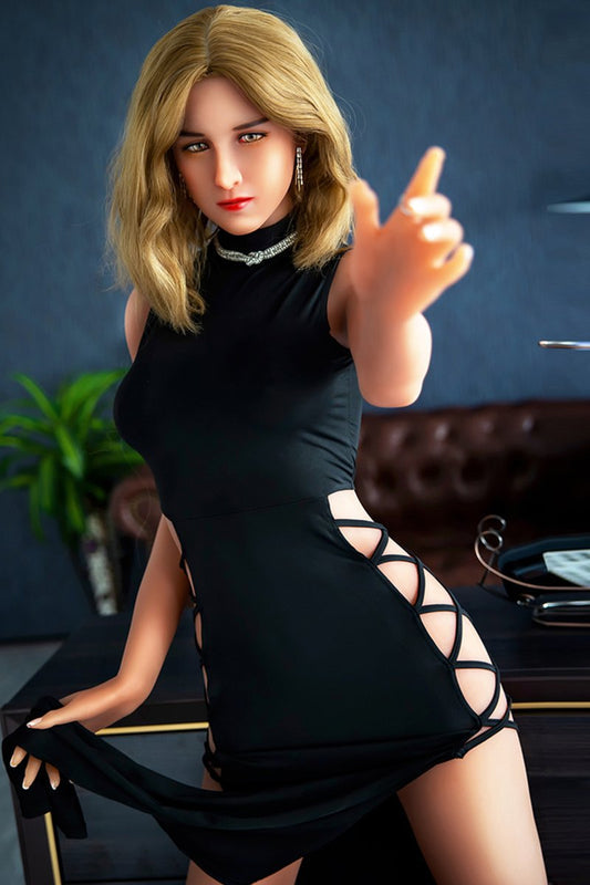SY Doll | 173cm/5ft8 Small Breast Sex Doll With Blonde Curly Hair - Nikita